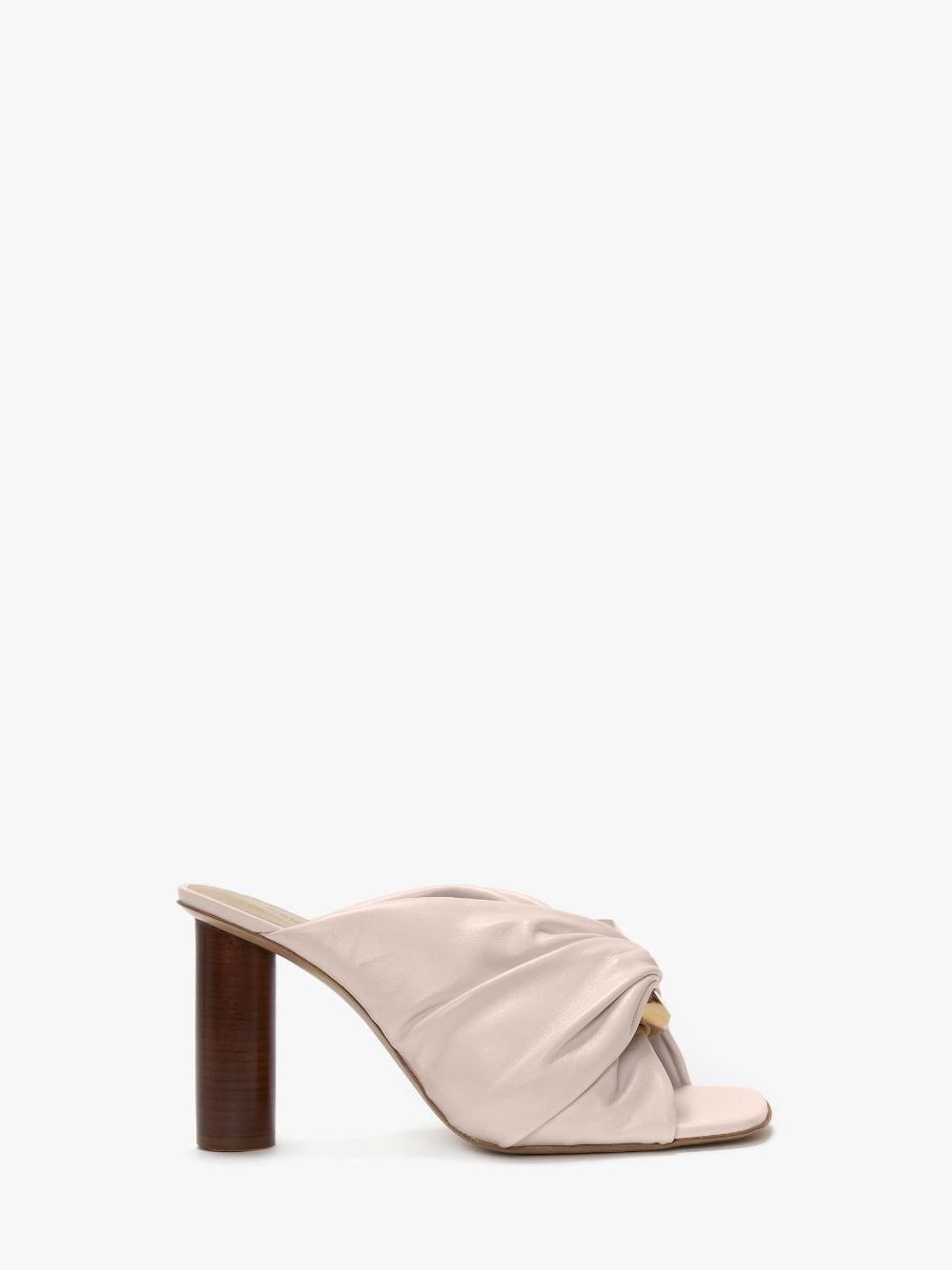 CORNER LEATHER MULES in pink | JW Anderson US  Product Image