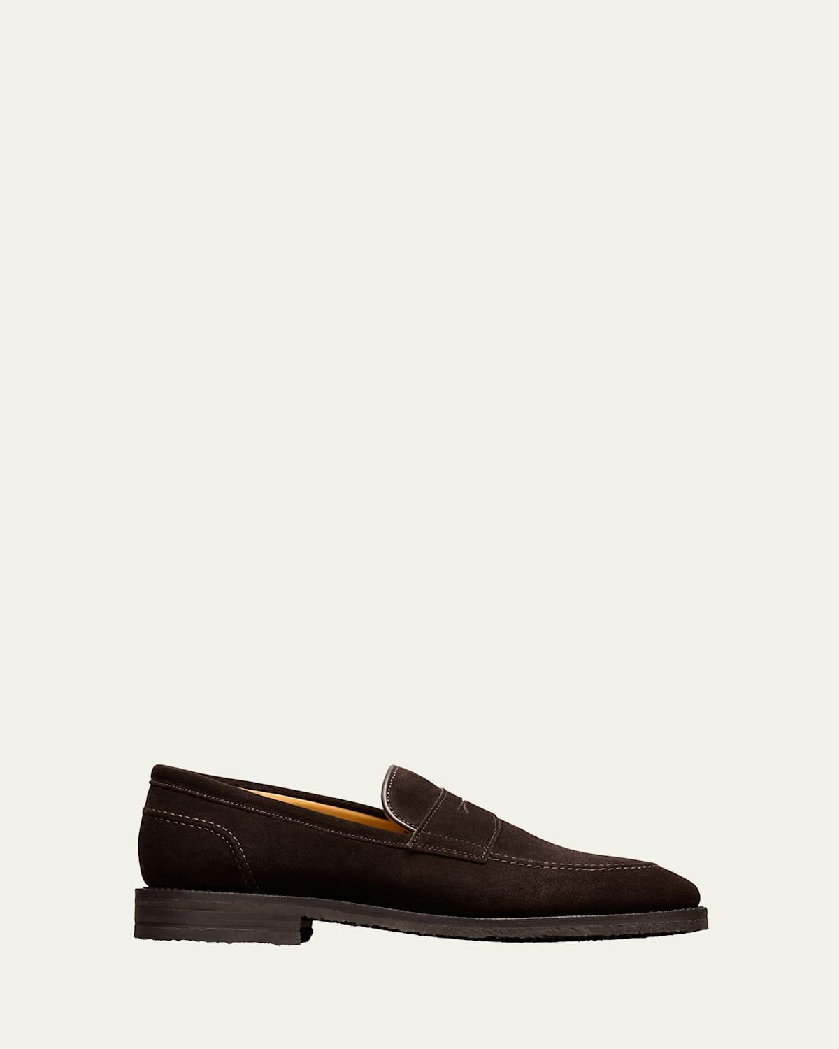 Mens Roman Suede Penny Loafers Product Image