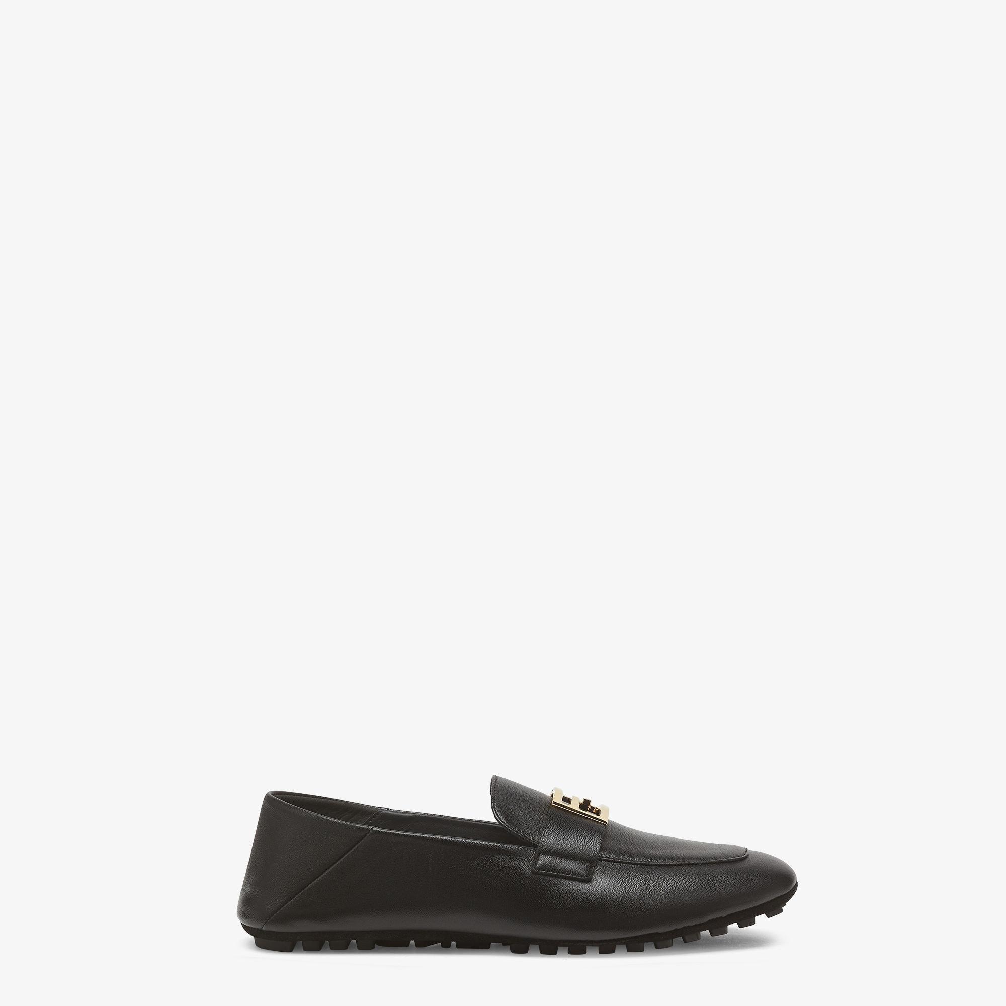 BaguetteBlack leather loafers product image