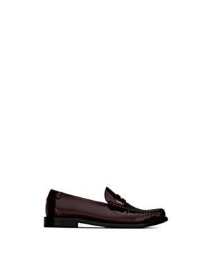 Saint Laurent Le Loafer Penny Slippers in Smooth Leather Product Image