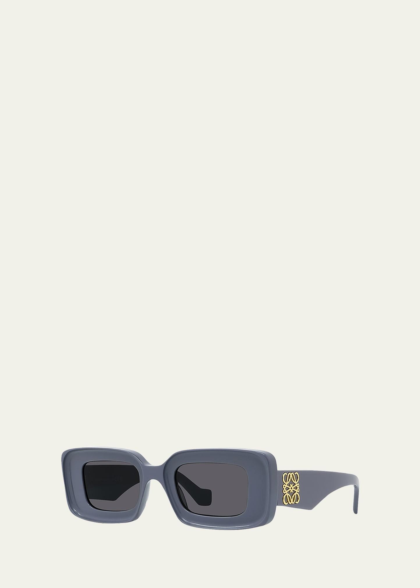 Loewe Chunky Anagram 46mm Rectangular Sunglasses Product Image