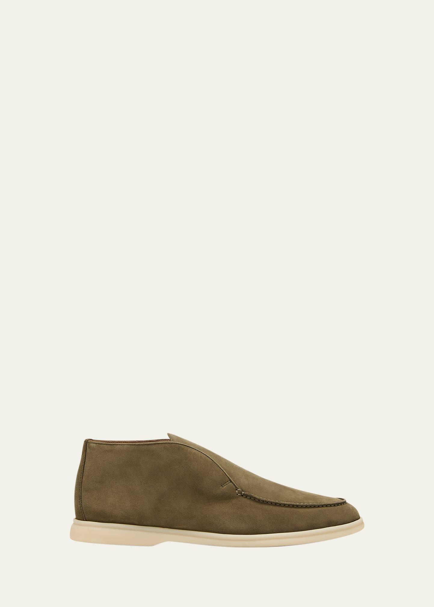 Mens Polacchino Suede Slip-On Chukka Boots Product Image