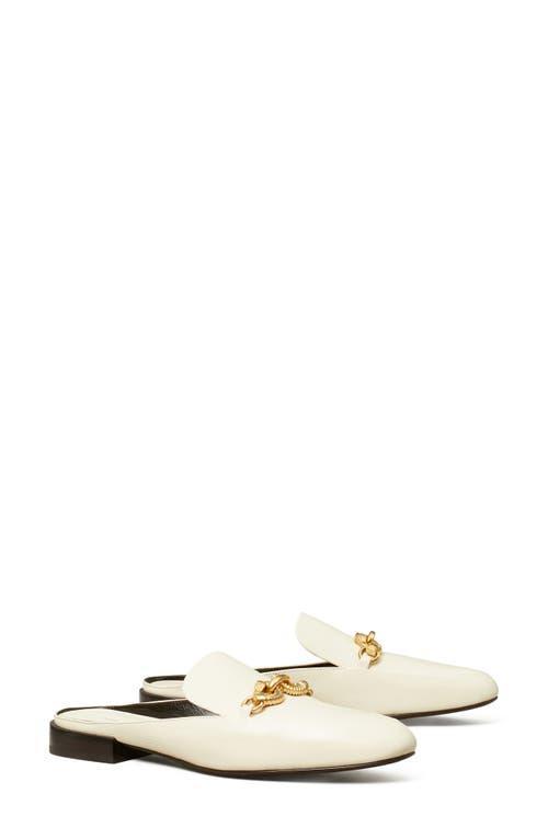 Tory Burch Jessa Backless Loafers (Light Cream) Women's Flat Shoes Product Image