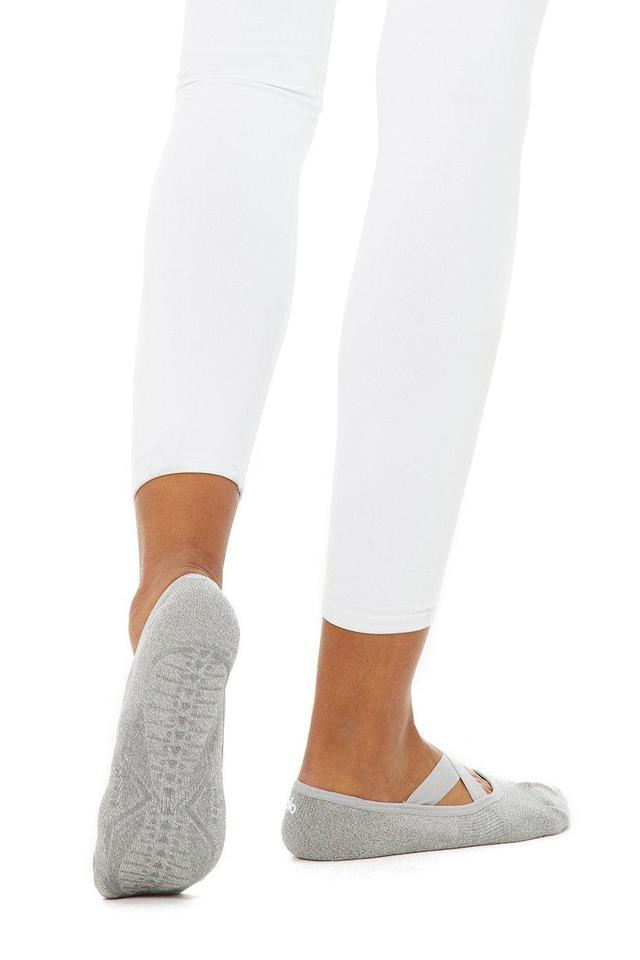 Women's Pivot Barre Sock - Dove Grey Heather Product Image