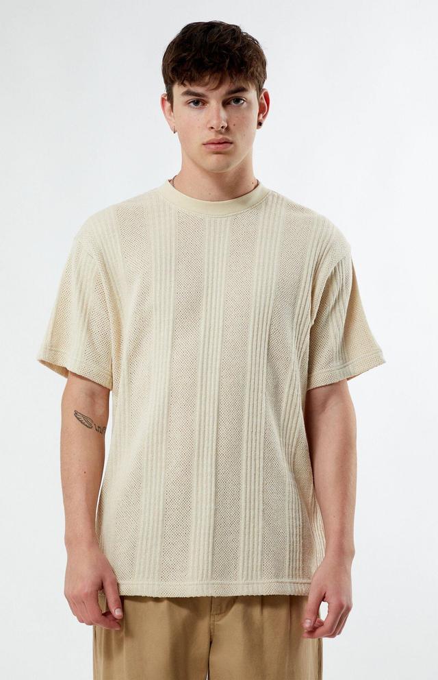 Men's Lines Textured T-Shirt Product Image