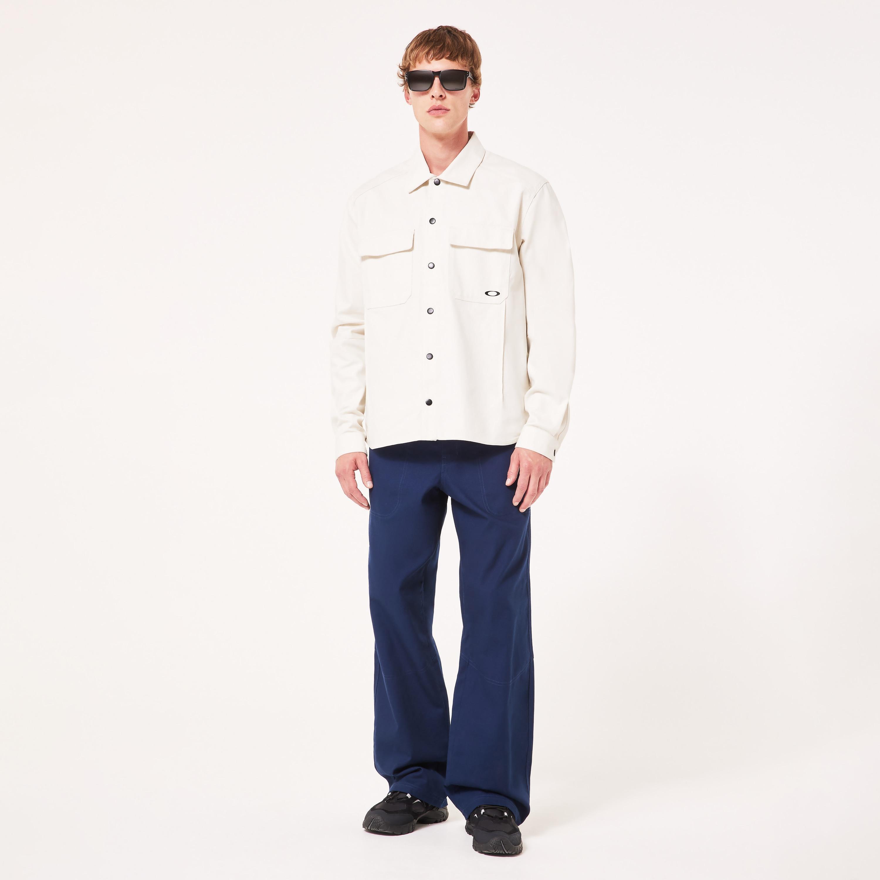 Oakley Canvas Snap Jacket - Artic White | Oakley® Product Image