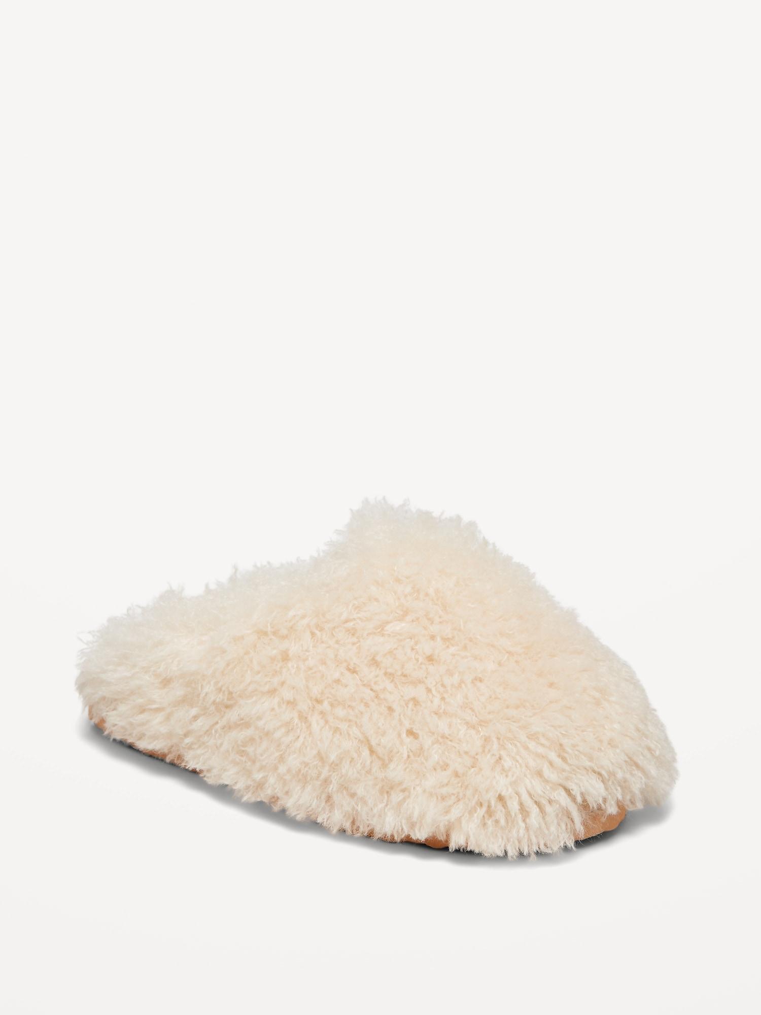 Faux Fur Mule Slippers for Women Product Image