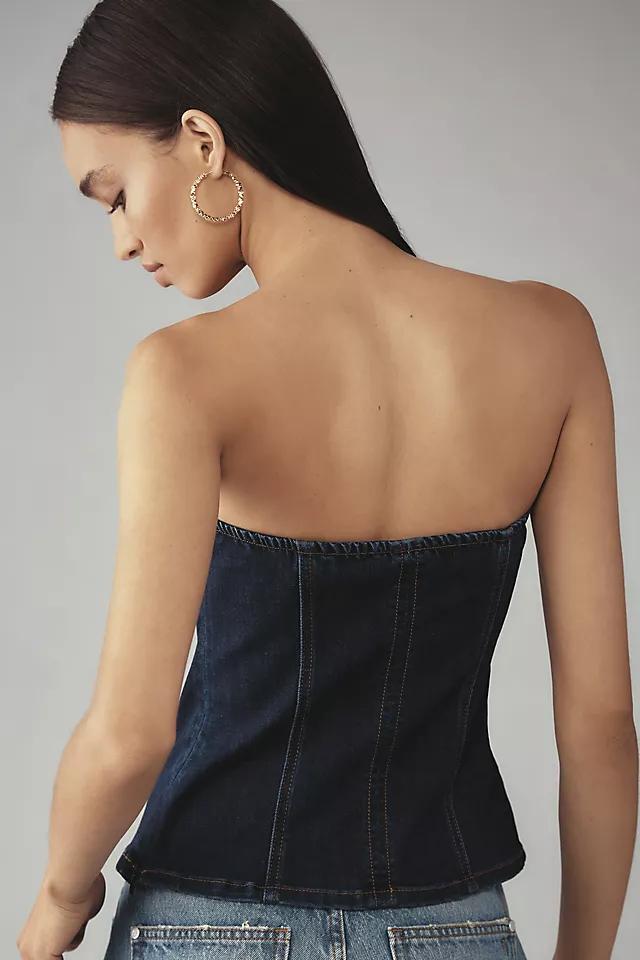 Grey Lab Strapless Denim Top Product Image