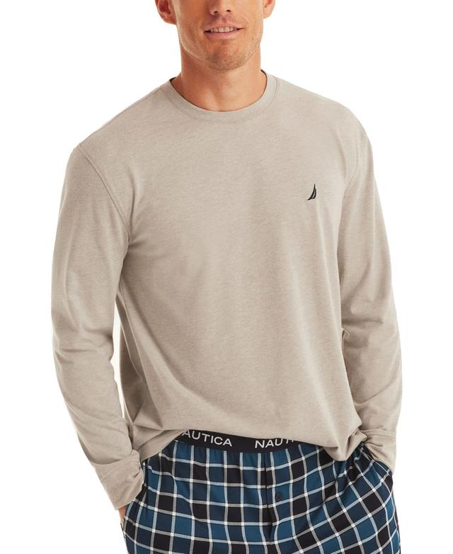 Nautica Mens Pajama Long-Sleeve T-Shirt Product Image