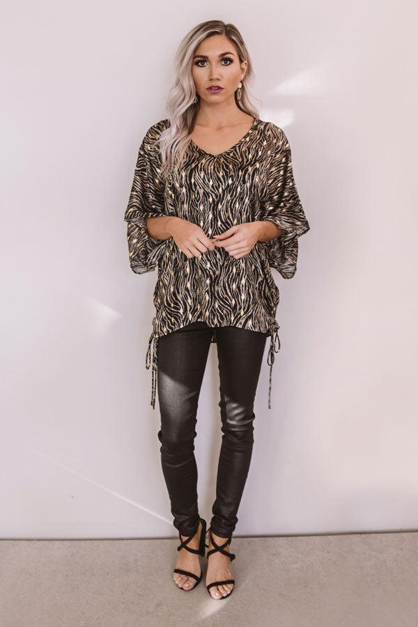 Sheer Joy Shift Top In Stone Product Image