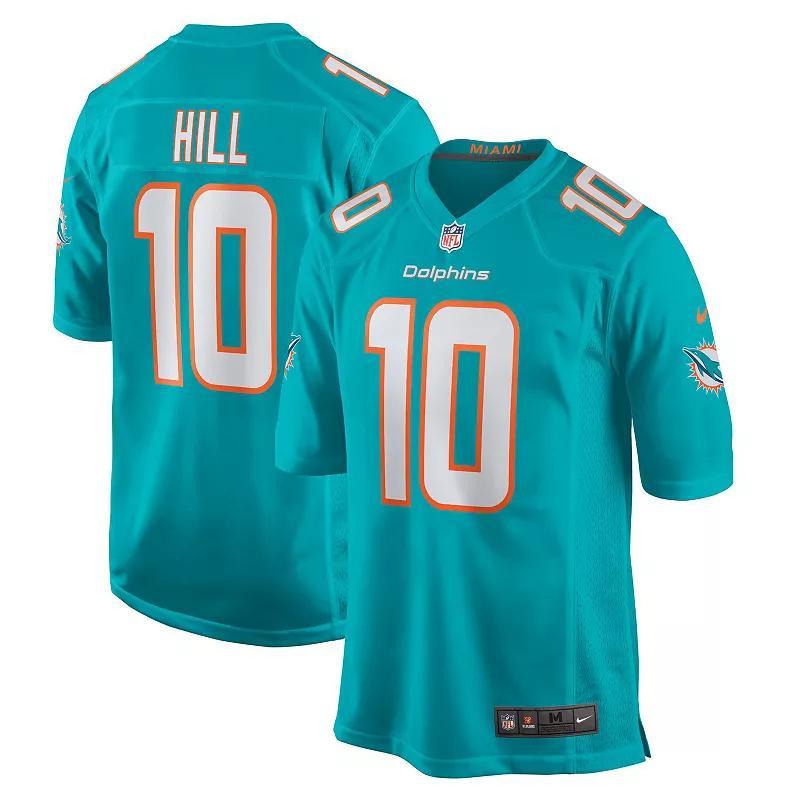 Youth Nike Tyreek Hill Aqua Miami Dolphins Game Jersey, Boys Turquoise A Product Image