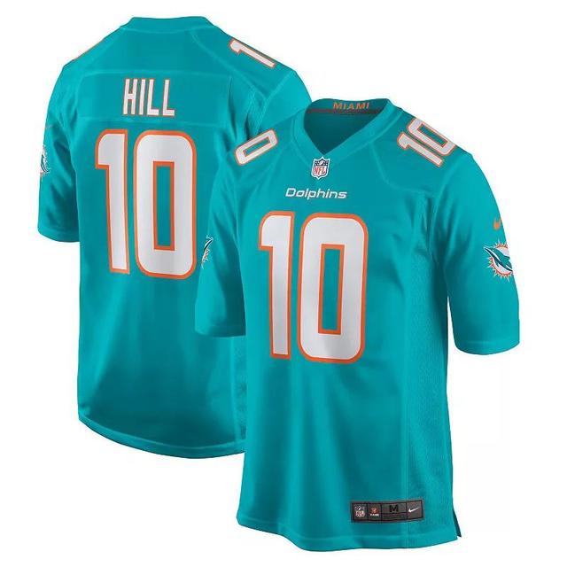 Mens Nike Tyreek Hill Aqua Miami Dolphins Game Jersey Turquoise A Product Image