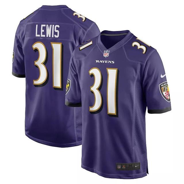 Mens Nike Jamal Lewis Baltimore Ravens Retired Player Game Jersey Product Image