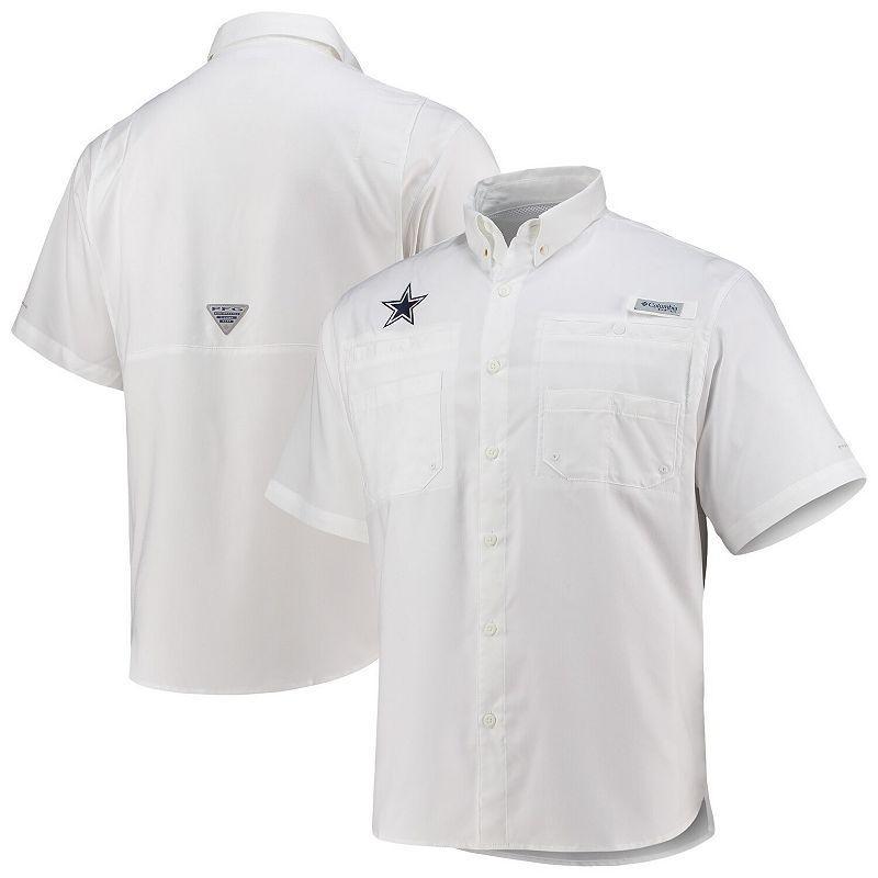 Columbia Men's PFG Tamiami Short Sleeve Shirt - Tall - Dallas Cowboys- Product Image