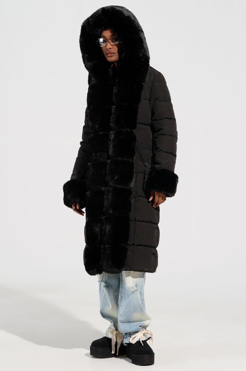 ARLETTE FUR TRIM PUFFER Product Image