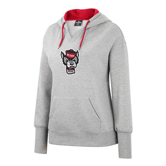 Womens Utah Utes Heather Grey Pullover Hoodie Product Image