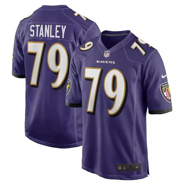 Mens Nike Ronnie Stanley Baltimore Ravens Game Jersey Product Image