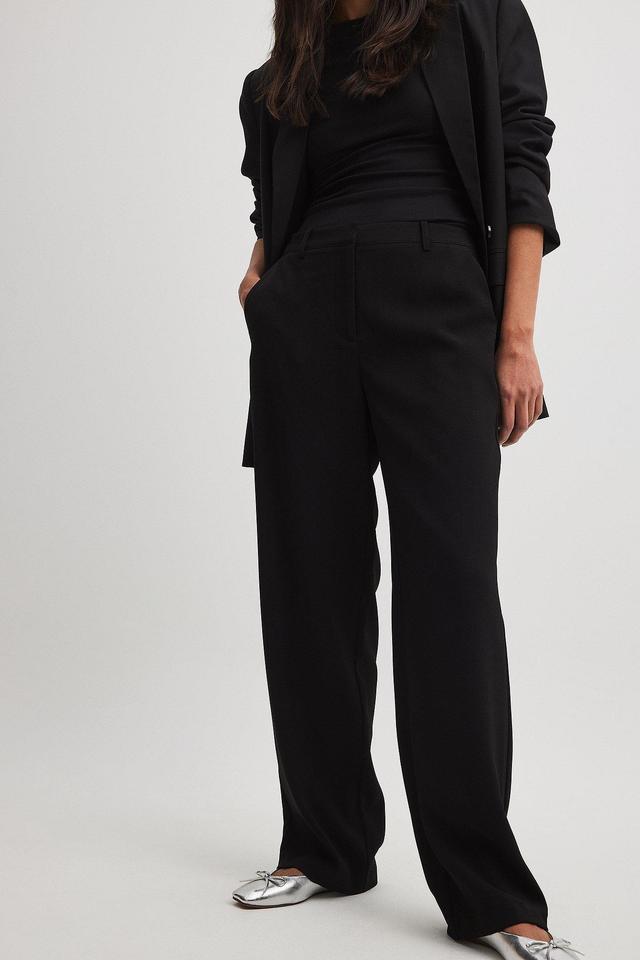 Tailored Mid Waist Pants Product Image