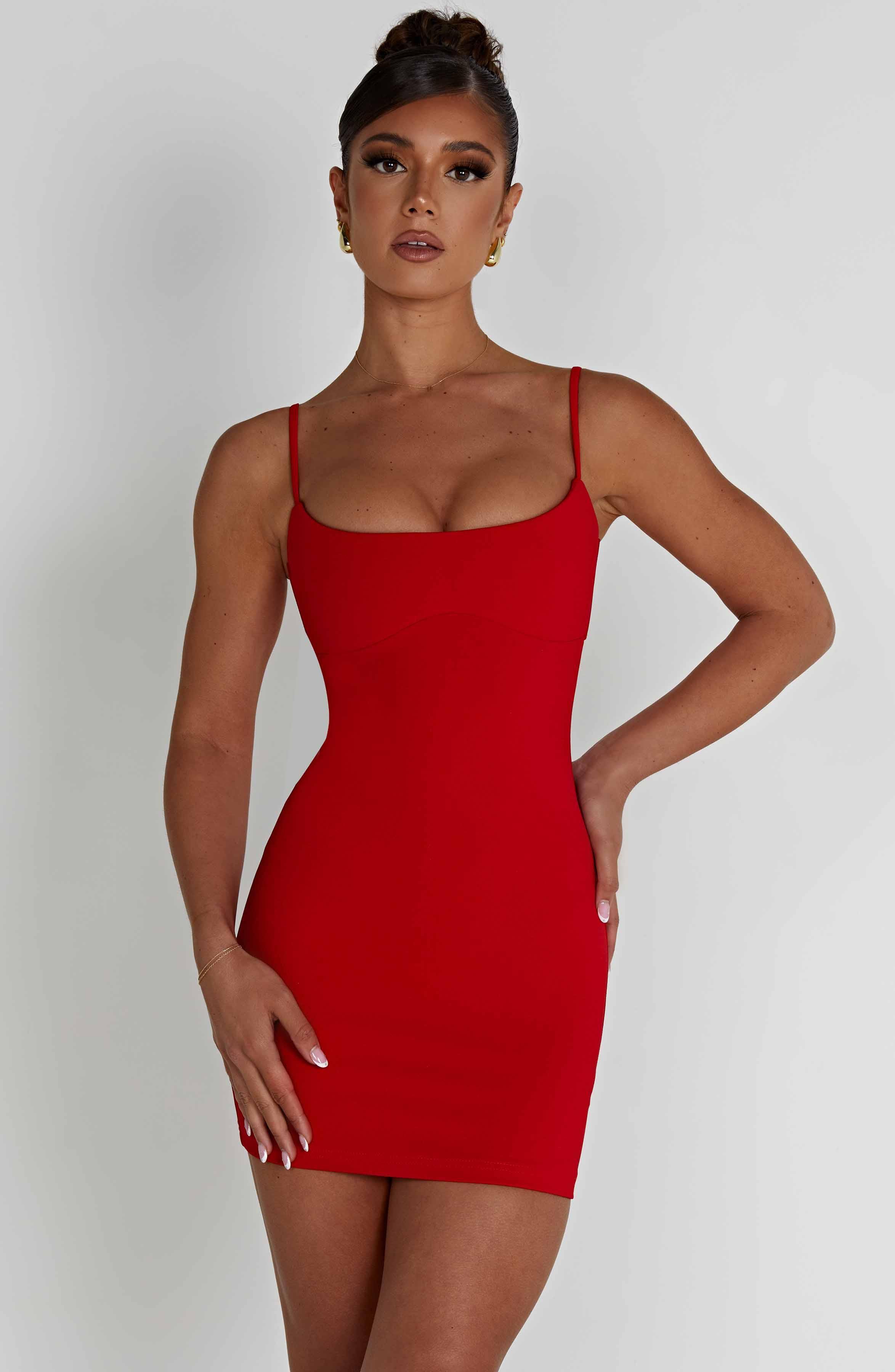 Estee Mini Dress - Red Product Image