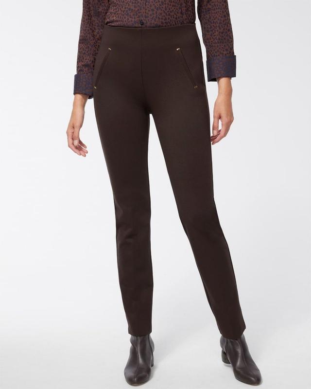 Women's Juliet Ponte Trim Detail Pants Product Image