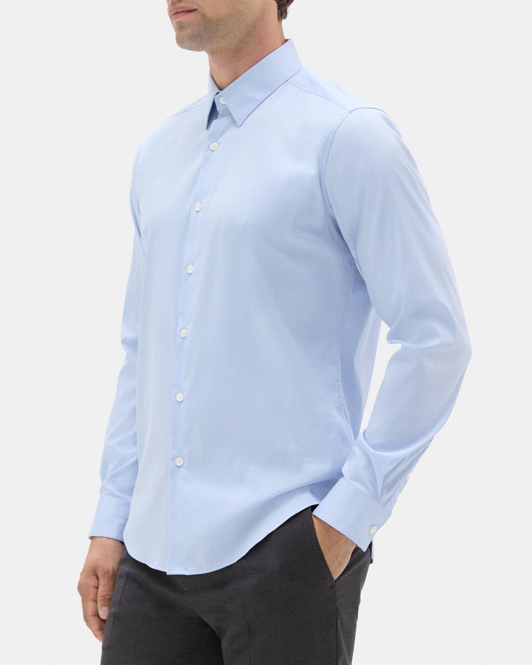 Tailored Shirt In Stretch Cotton Product Image