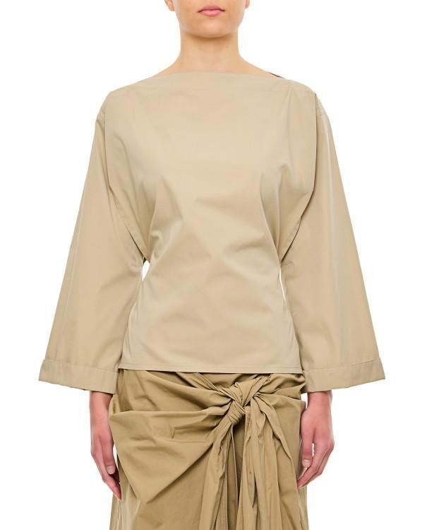 Oversize Open Shirt In Neutrals Product Image