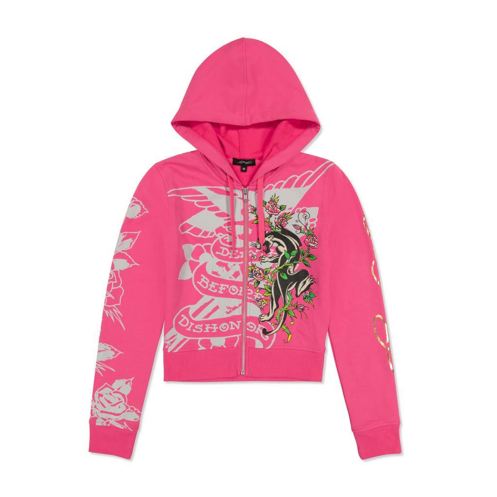 Tiger Crown Zip Fleece Hoodie Product Image