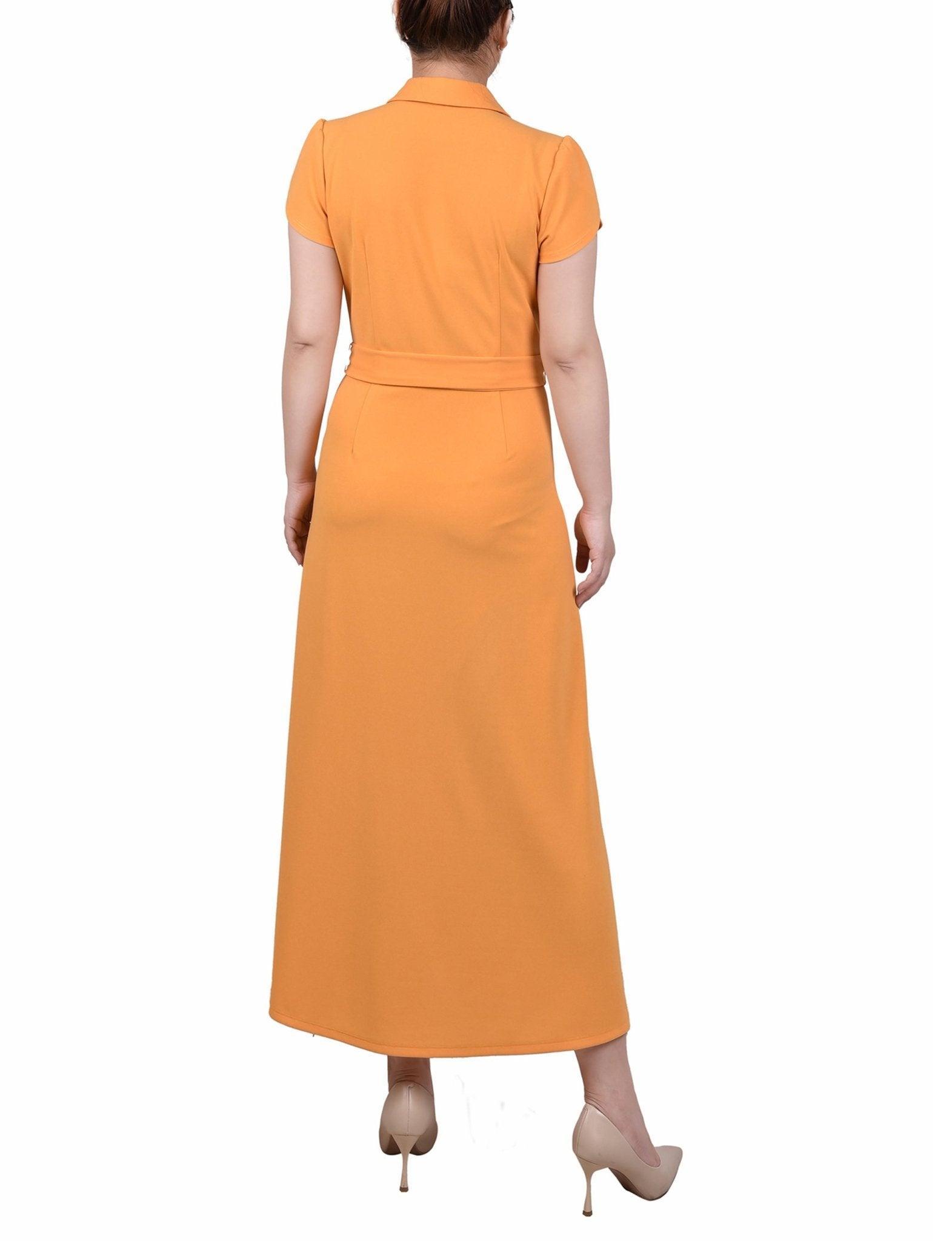 Midi Petal Sleeve Dress - Petite Product Image