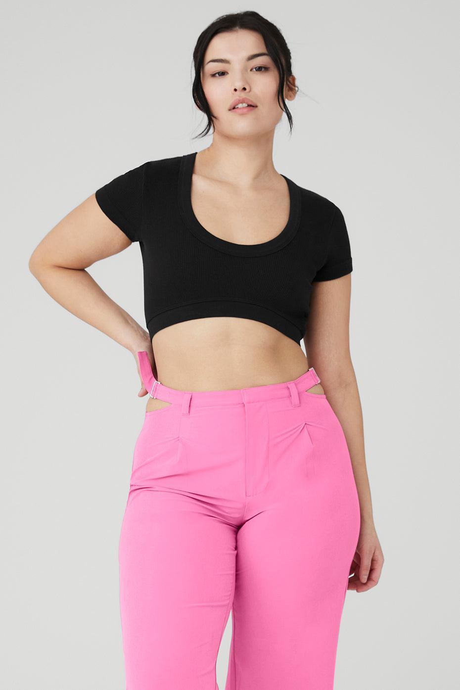 Alo Serene Rib Crop Top Product Image