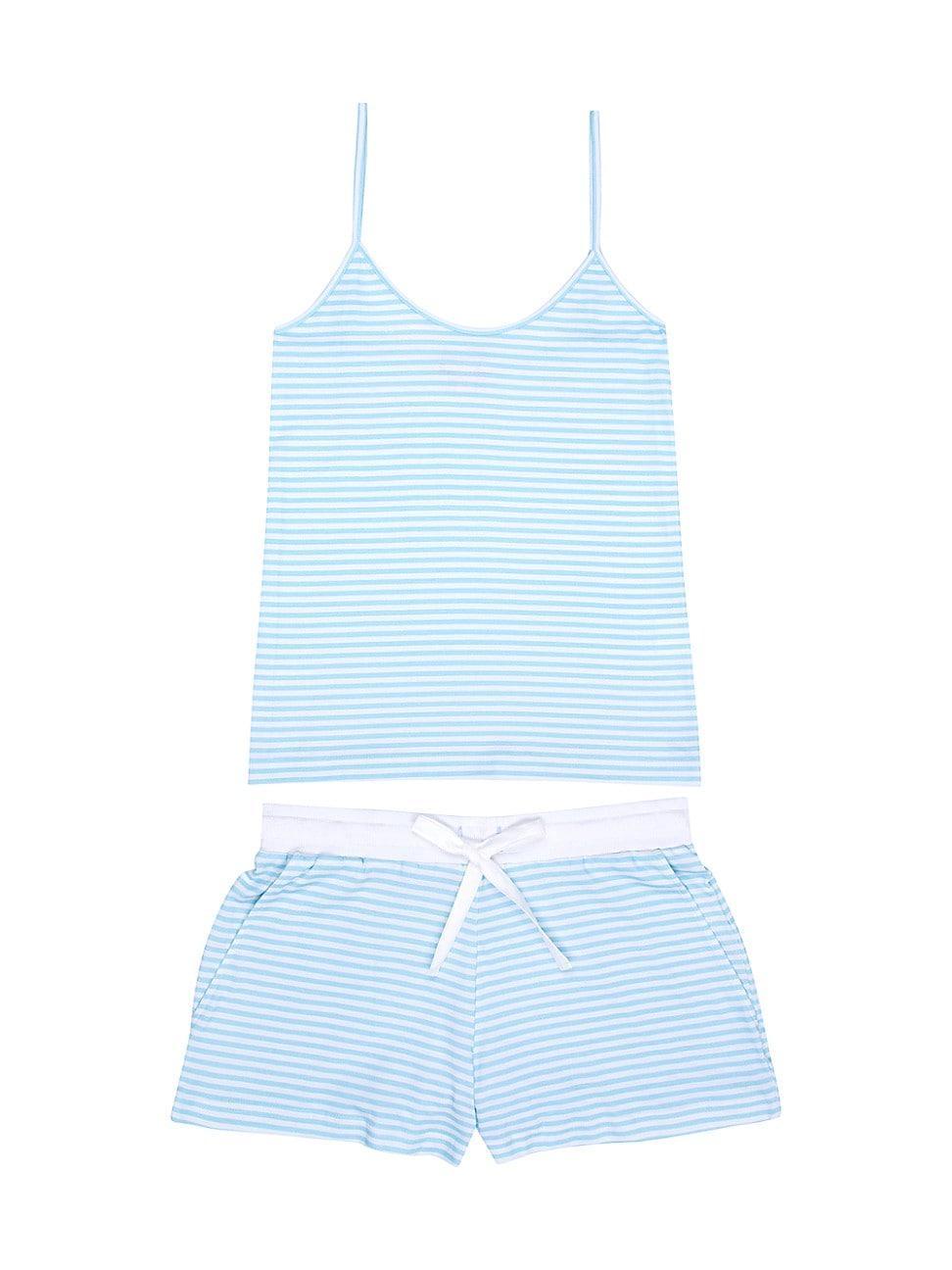 Womens Stripe Jersey Camisole Set Product Image