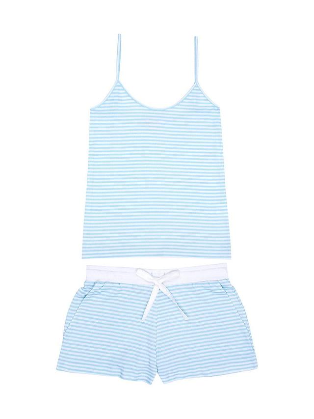 Womens Stripe Jersey Camisole Set Product Image