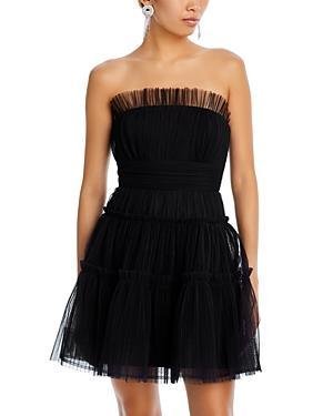 Womens Tulle Corseted Mini Dress Product Image