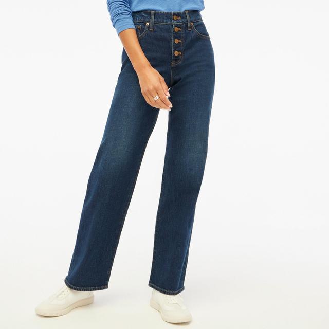 Full-length wide-leg jean in all-day stretch Product Image