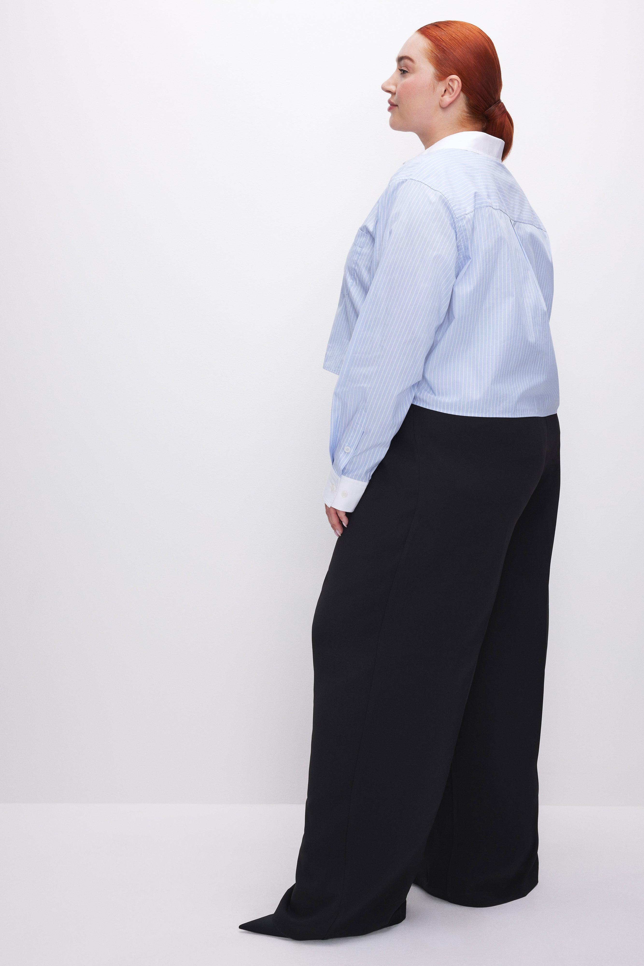 WIDE LEG TROUSERS | BLACK001 Product Image