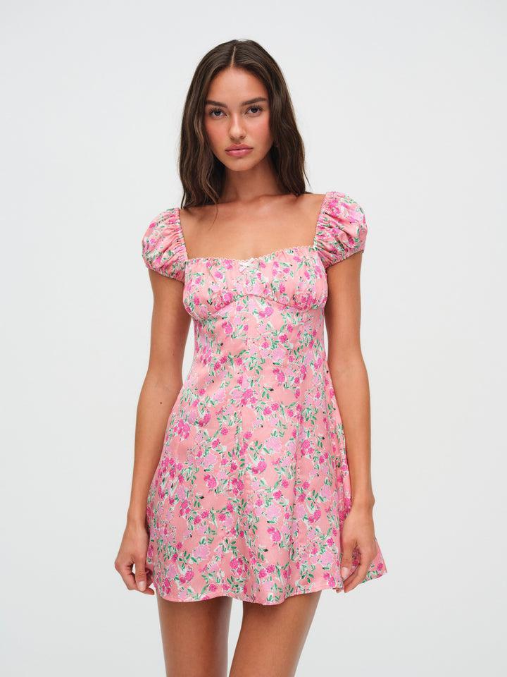 Antonia Mini Dress — Pink Product Image