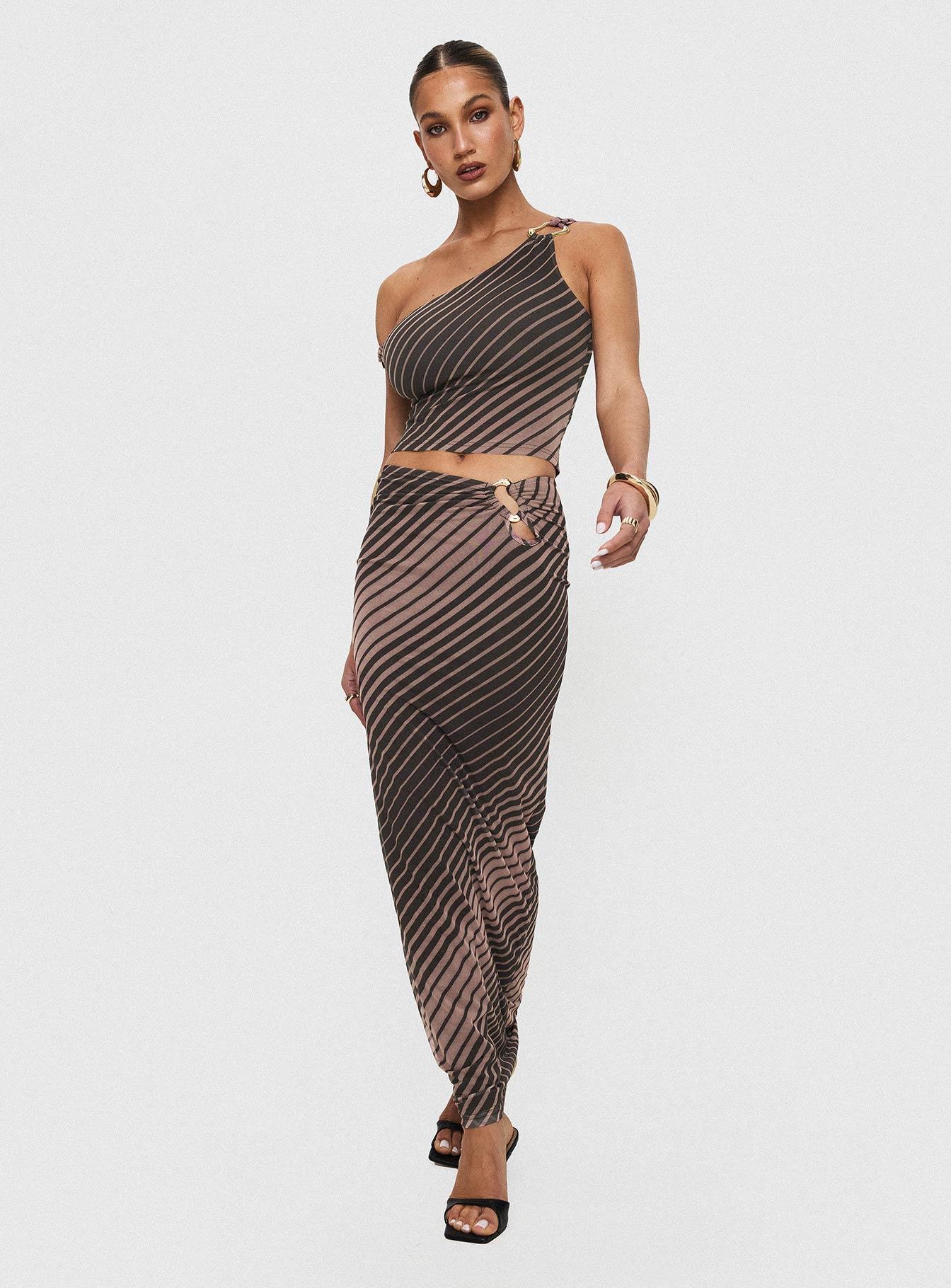 Whiley Maxi Skirt Multi Stripe Product Image