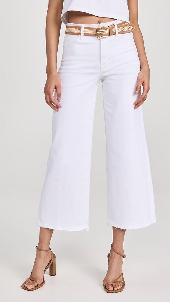 Good American Good Waist Palazzo Crop Jeans | Shopbop Product Image