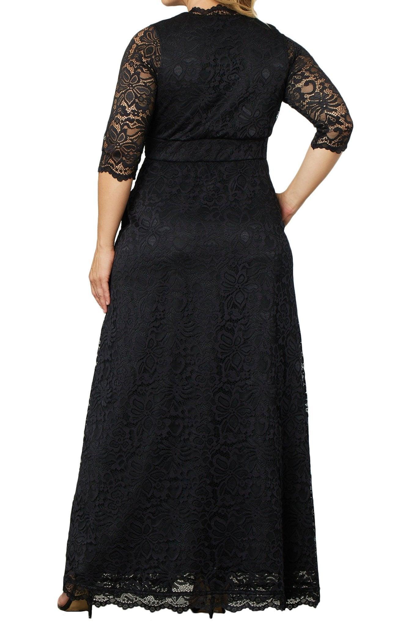 Maria Lace Evening Gown - Plus Product Image