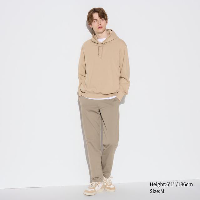 Mens Ultra Stretch Dry-Ex Tapered Pants (Tall) with Moisture-Wicking Beige Small UNIQLO US Product Image