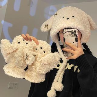 Dog Fluffy Mittens / Trapper Hat / Earmuffs / Scarf Product Image