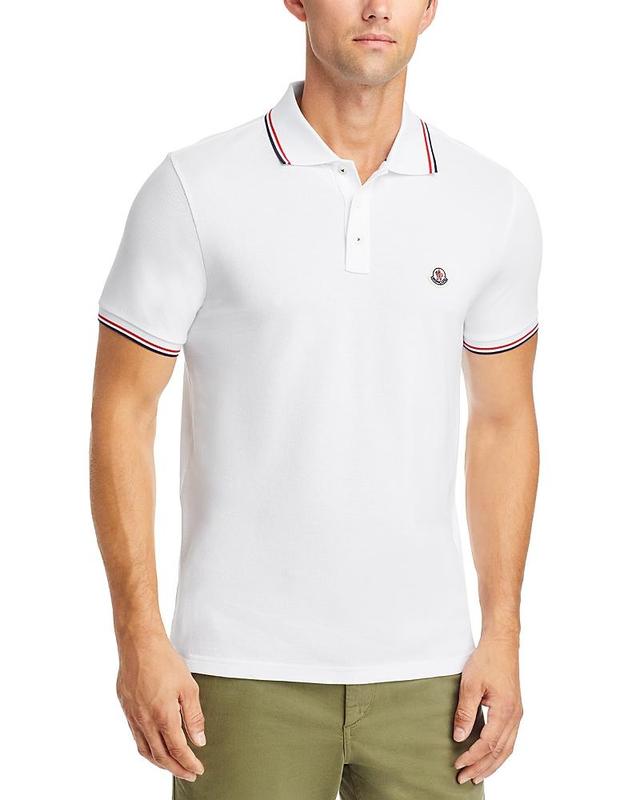 Moncler Cotton Regular Fit Polo Shirt Product Image