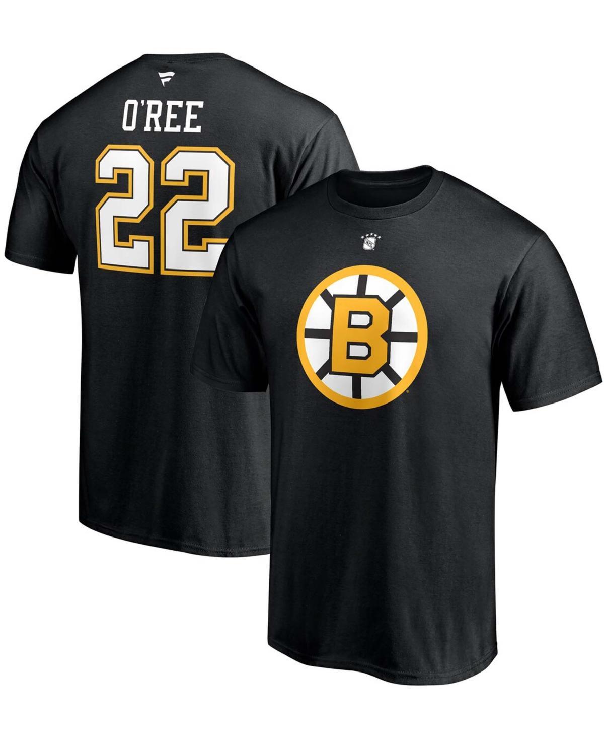 Mens Fanatics Branded Willie ORee Boston Bruins Authentic Stack Retired Player Name & Number T-Shirt Product Image