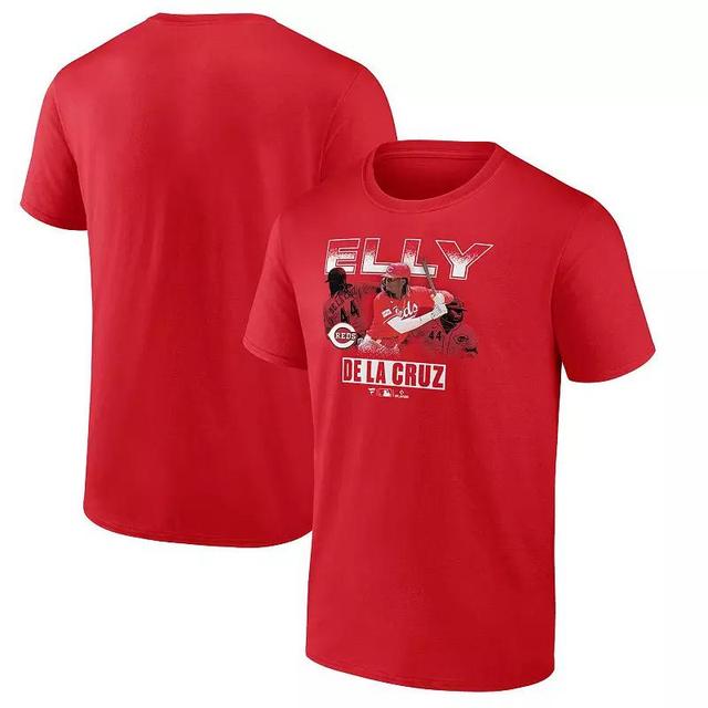 Mens Fanatics Branded Elly De La Cruz Red Cincinnati Reds Graphic T-Shirt Product Image