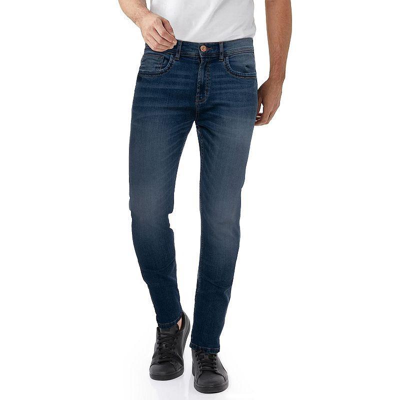 Mens Cultura Washed Super Flex Skinny Jeans Product Image