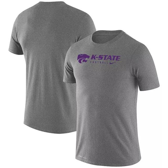 Mens Nike Heather Gray Kansas State Wildcats Changeover LegendPerformance T-Shirt Product Image