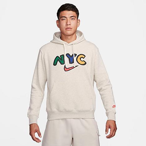 Nike Mens Nike NSW Club Pullover BB Hoodie - Mens Oatmeal/Oatmeal Product Image