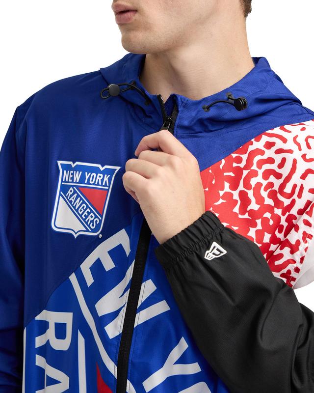 Edmonton Oilers Sport Classics Color Block Windbreaker Male Product Image