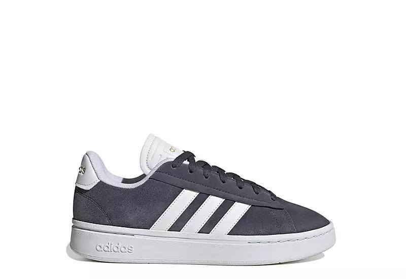 adidas Womens Grand Court Alpha Cloudfoam Lifestyle Comfort Casual Sneakers from Finish Line - Shadow Navy, White Product Image