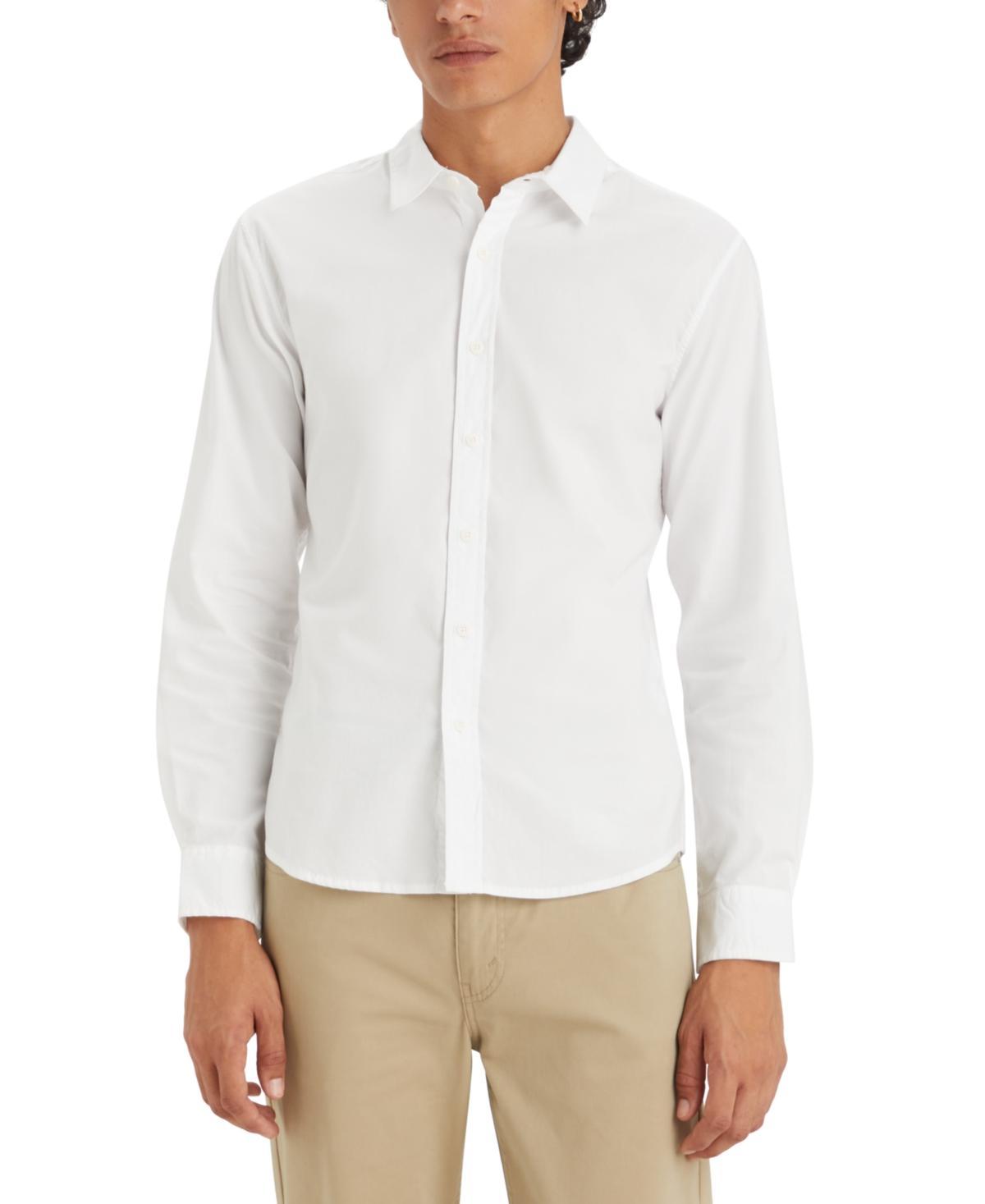 Levis Mens Battery Housemark Stretch Slim-Fit Shirt Product Image