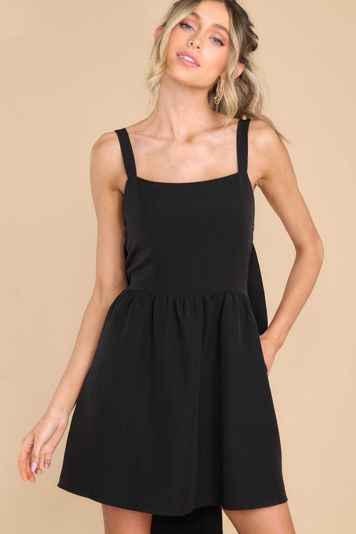 Aura Elegant Essence Black Dress Product Image